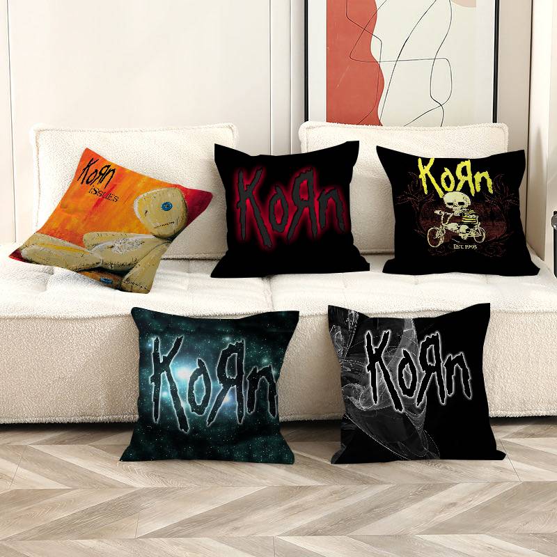 Home Fashion Textiles - Classic K-Korn Metal Band Pillow Anime