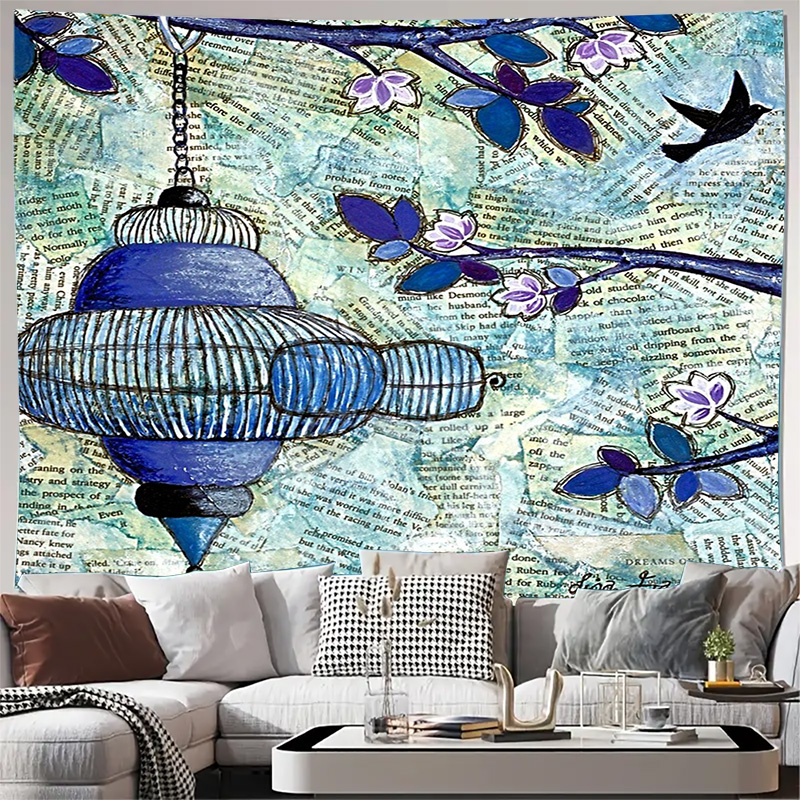 Home Art Textiles - Bohemian Tapestry Wall Hanging Aesthetic Room
