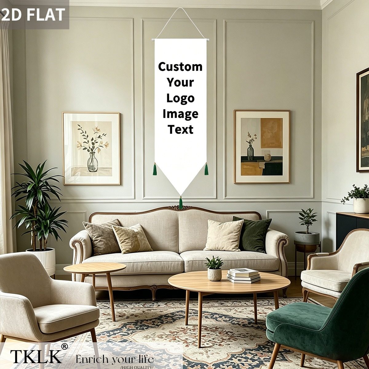 2D FLAT 1pc Custom Durable Pol - Home Textiles Images review and price