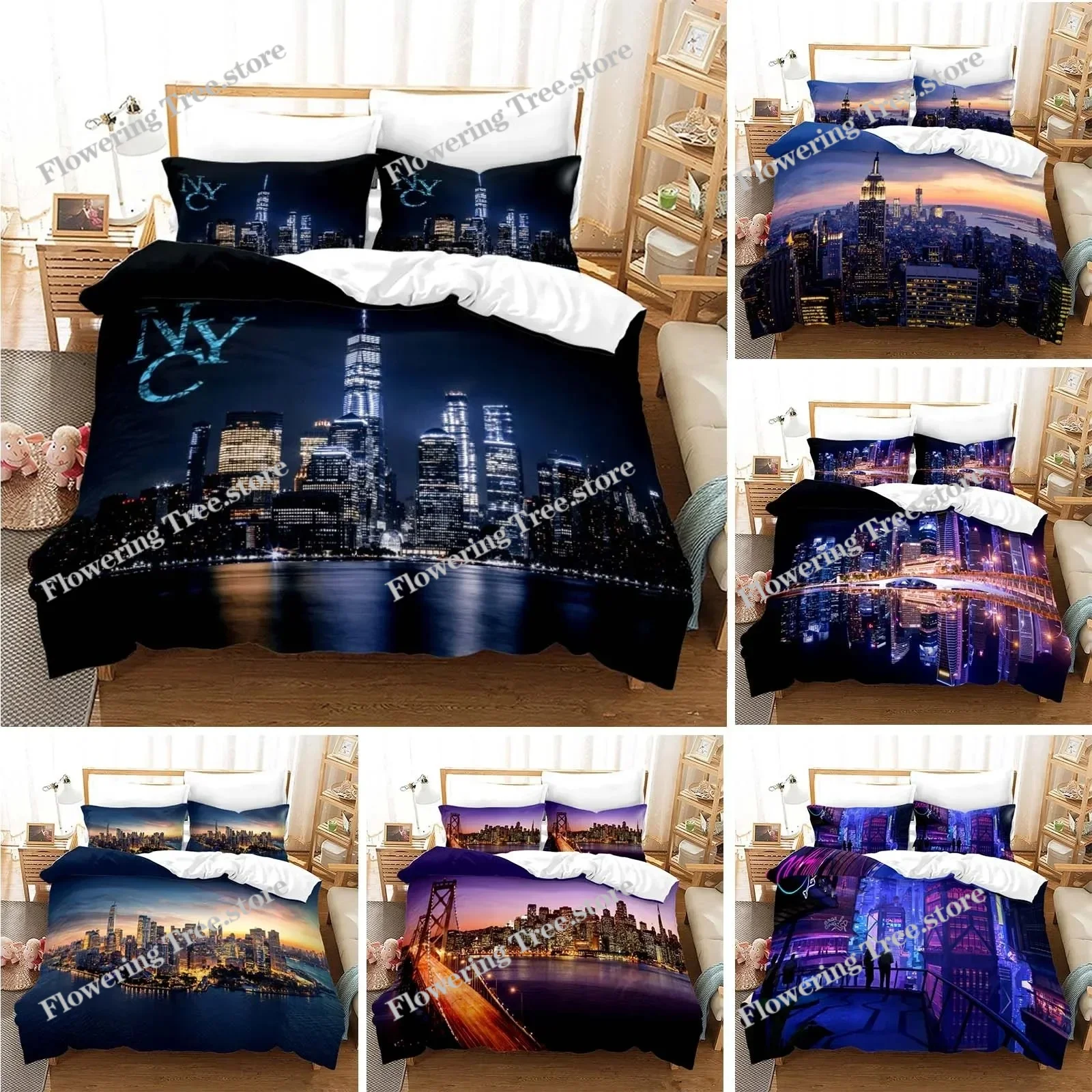 New York City Night View Beddi - Home Textiles New York review and price