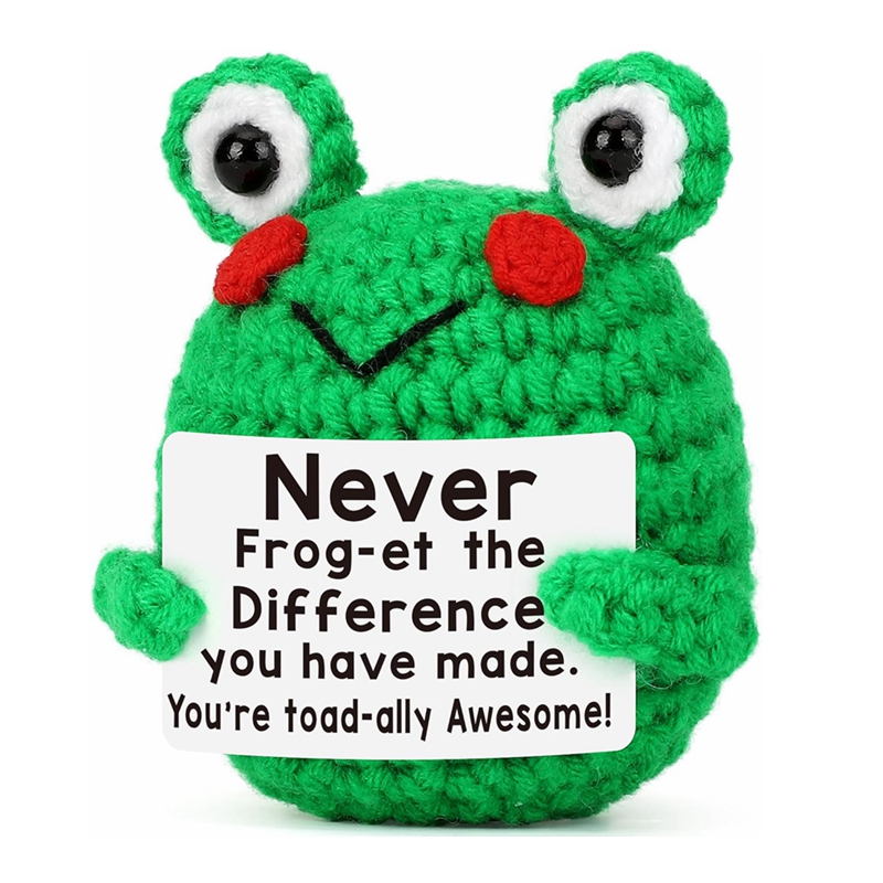 Funny Crochet Frog Figurines E - Home Textiles Today review and price