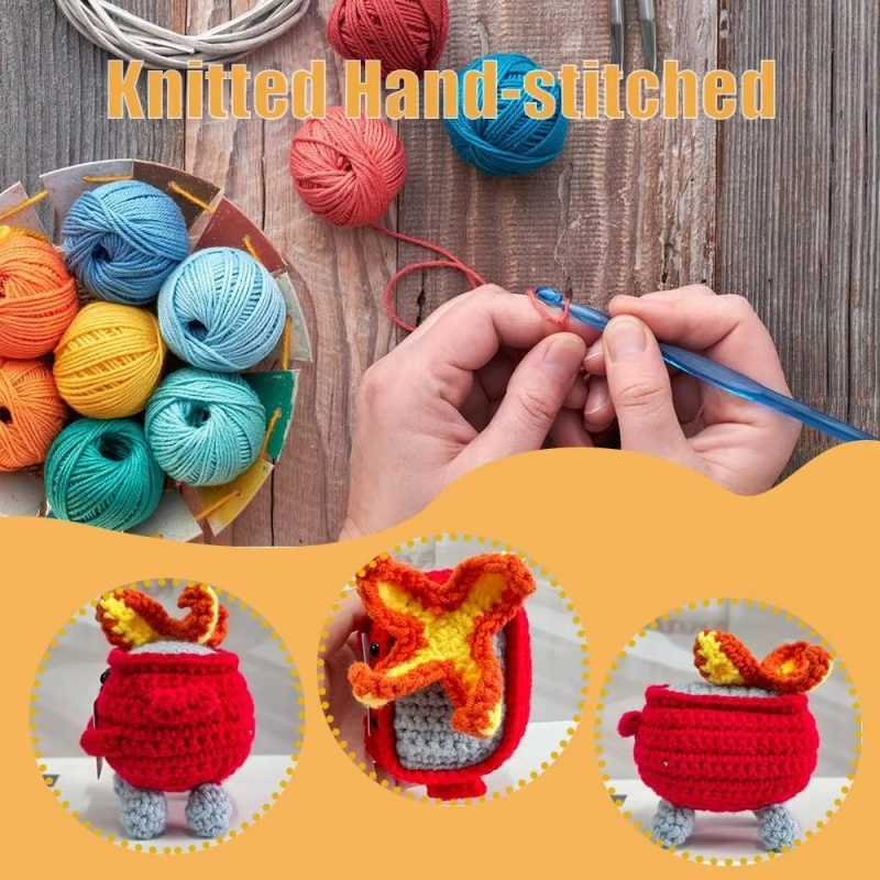 Handmade Crochet Dumpster Fire - Home Textiles Today review and price