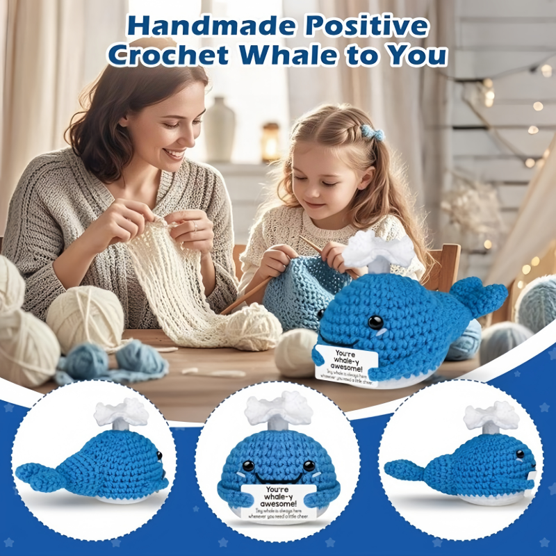 Funny Crochet Whale Dolls with - Home Textiles Today review and price