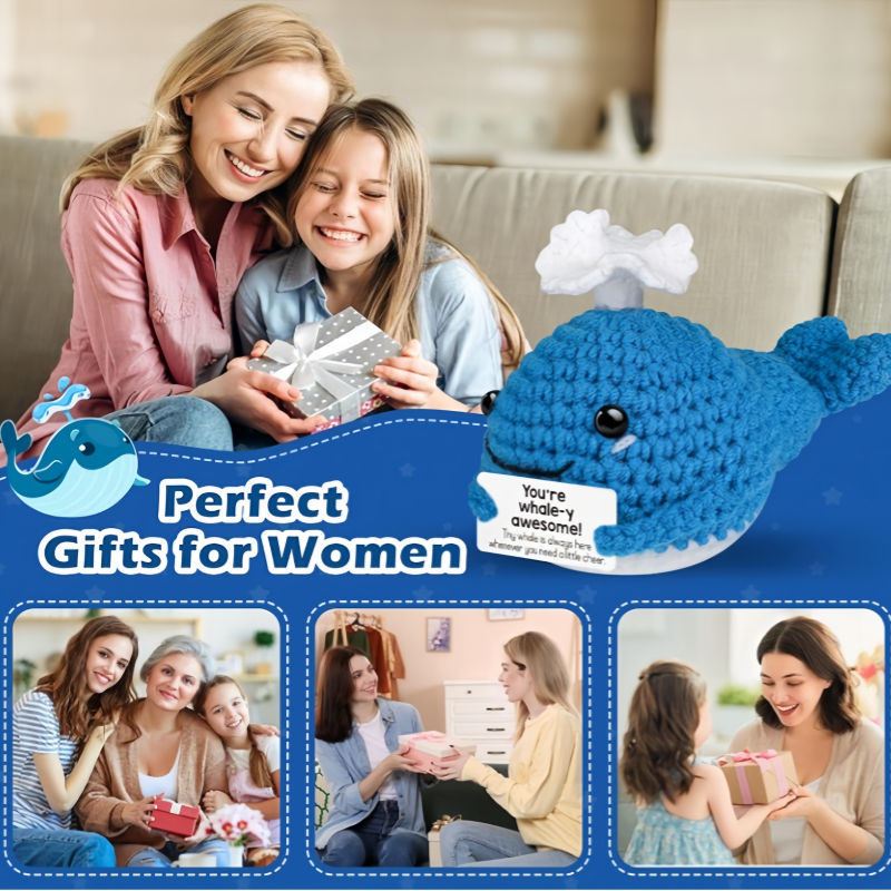 Funny Crochet Whale Dolls with - Home Textiles Today review and price