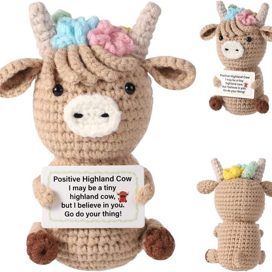 Crochet Emotional Cow Doll Dec - Home Textiles Today review and price