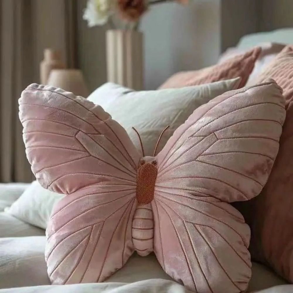 New Cute Butterfly Pillow Fash - Home Fashion Textiles review and price