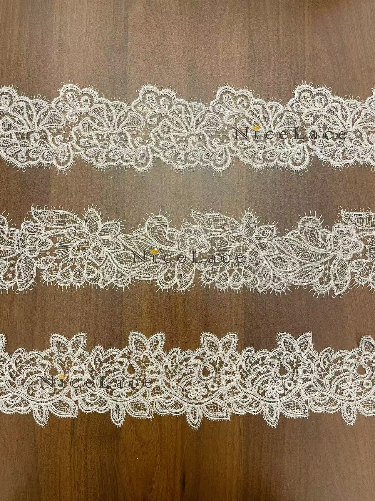 5yards/lot Sequins Guipure tri - Home Fashion Textiles review and price