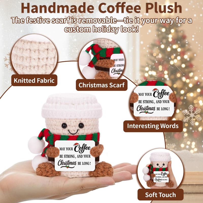 Handmade Crochet Coffee Doll w - Home Textiles Today review and price