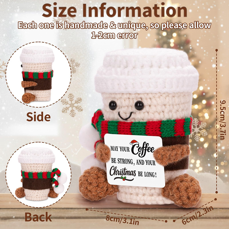 Handmade Crochet Coffee Doll w - Home Textiles Today review and price