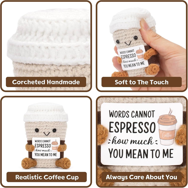 Handmade Crochet Coffee Doll w - Home Textiles Today review and price