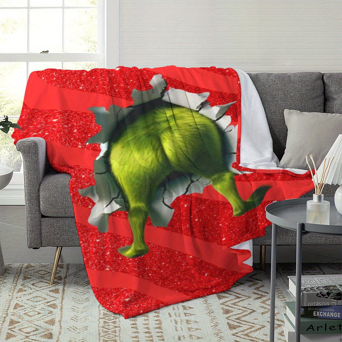 A plush wool blanket featuring - Home Textiles Images review and price