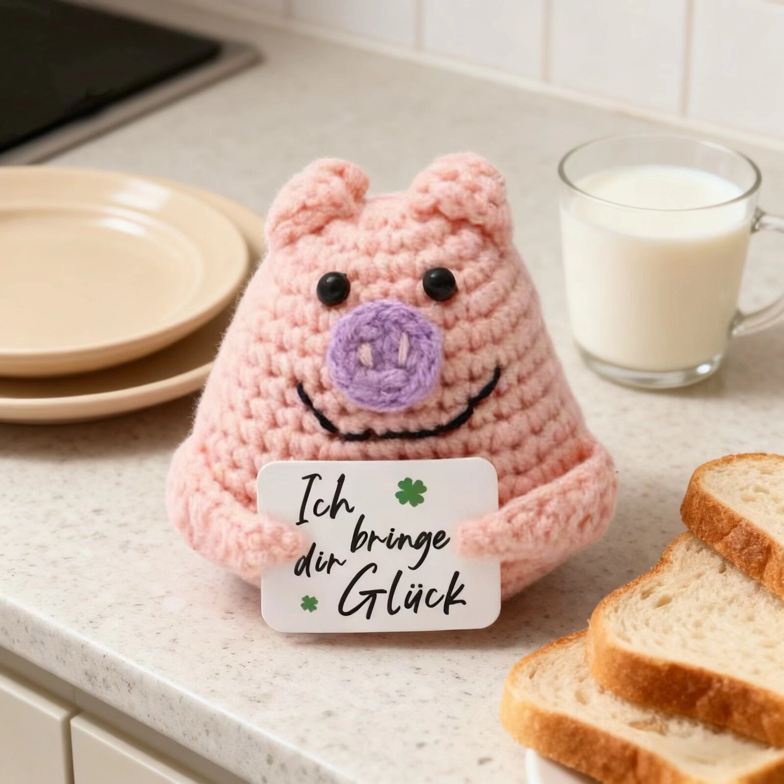 Crochet Emotional Support Pig  - Home Textiles Today review and price