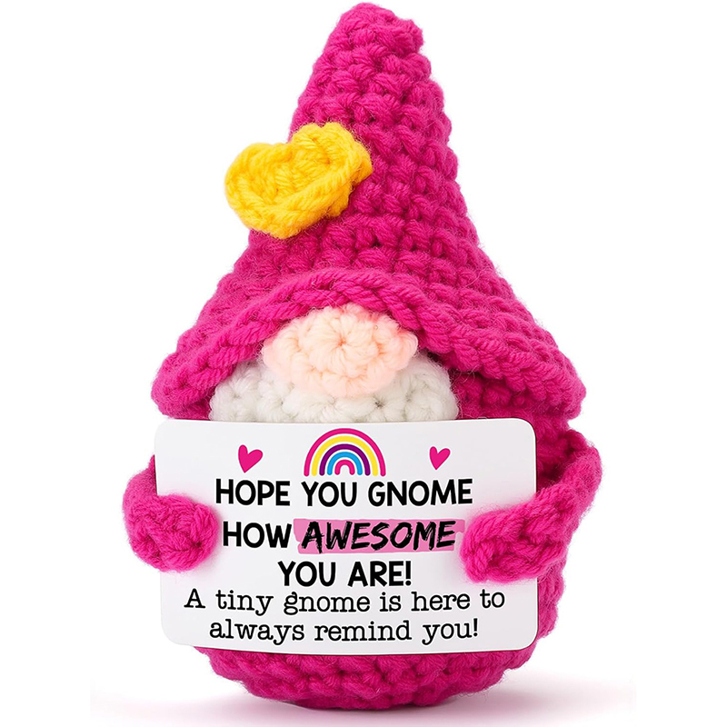 Positive Energy Crochet Gnome  - Home Textiles Today review and price