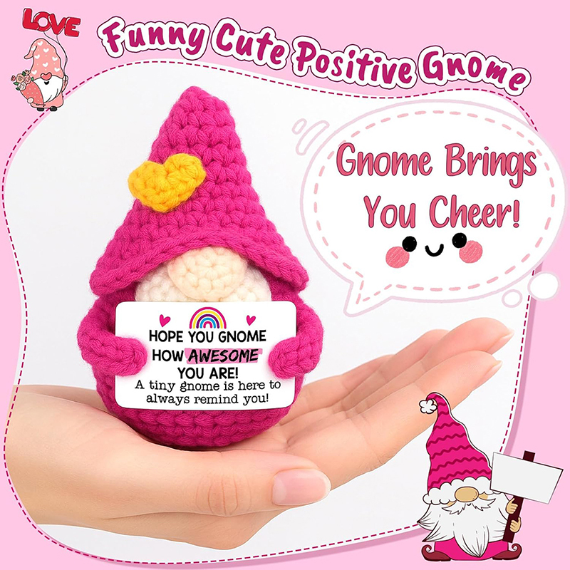 Positive Energy Crochet Gnome  - Home Textiles Today review and price