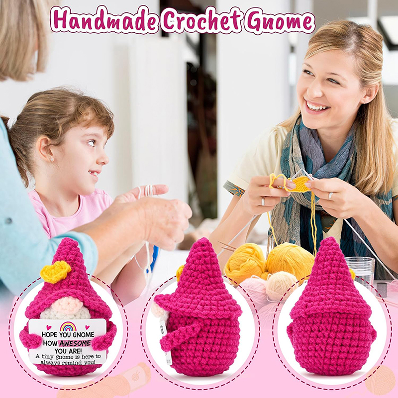 Positive Energy Crochet Gnome  - Home Textiles Today review and price