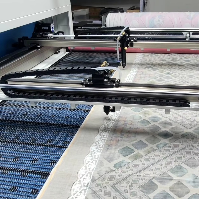 High-speed double-head laser c - Home Textile Industry review and price