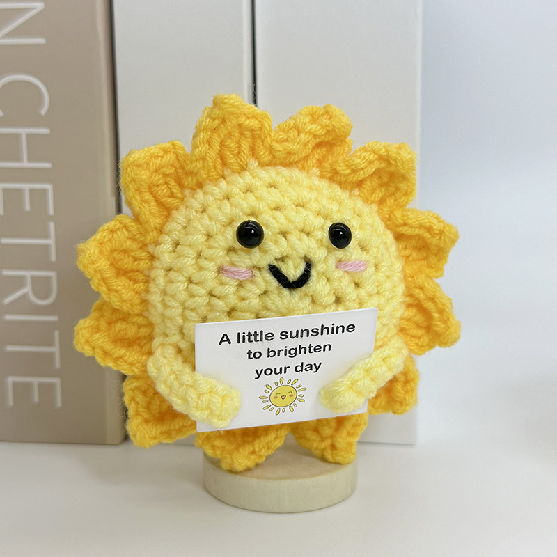 Funny Positive Crochet Sunshin - Home Textiles Today review and price