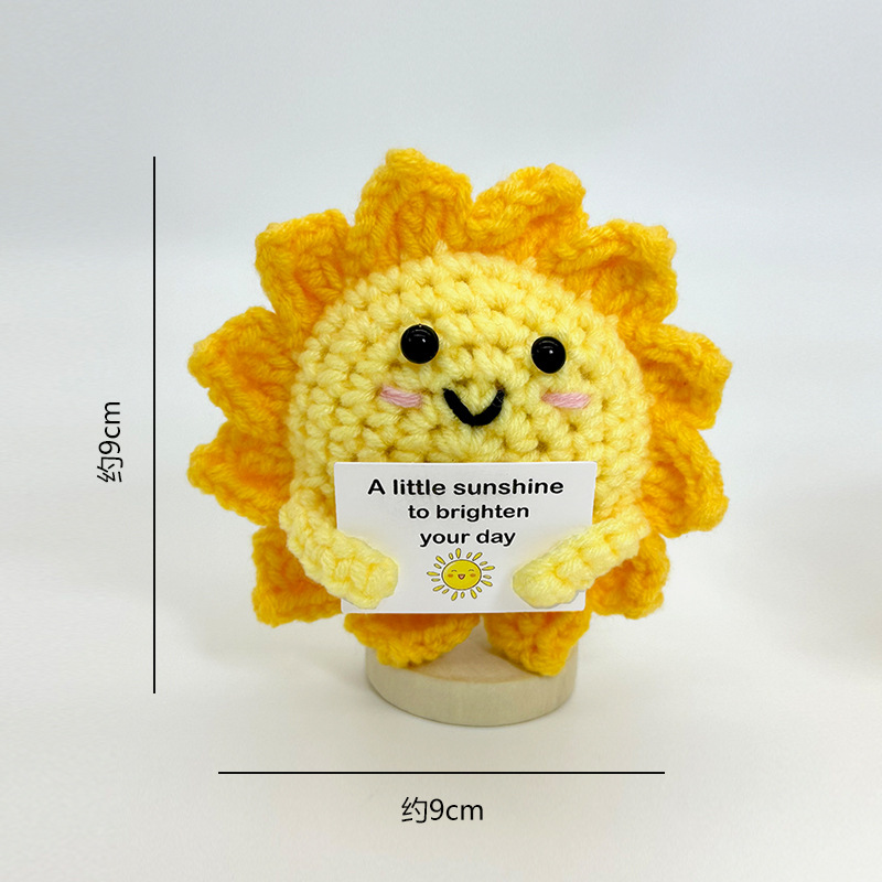 Funny Positive Crochet Sunshin - Home Textiles Today review and price