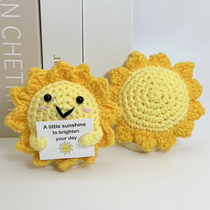 Funny Positive Crochet Sunshin - Home Textiles Today review and price