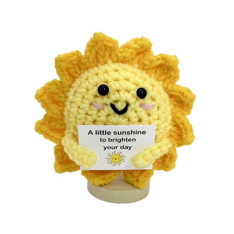 Funny Positive Crochet Sunshin - Home Textiles Today review and price