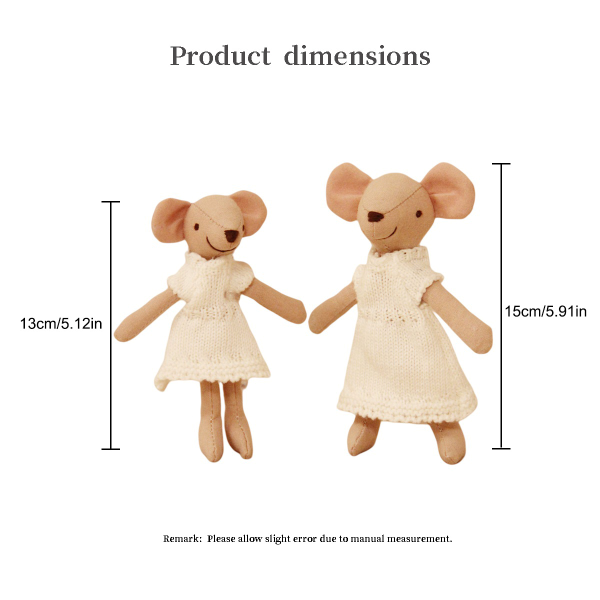 H13/15Cm Fabric Little Mouse w - Home Textiles Today review and price