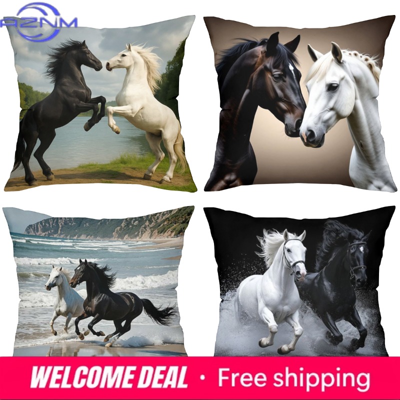 Horse Patterned Cushion Covers - Home Textiles Images review and price