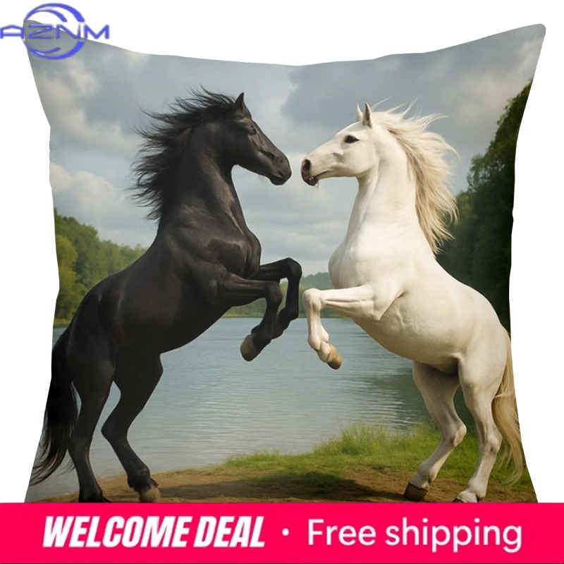 Horse Patterned Cushion Covers - Home Textiles Images review and price